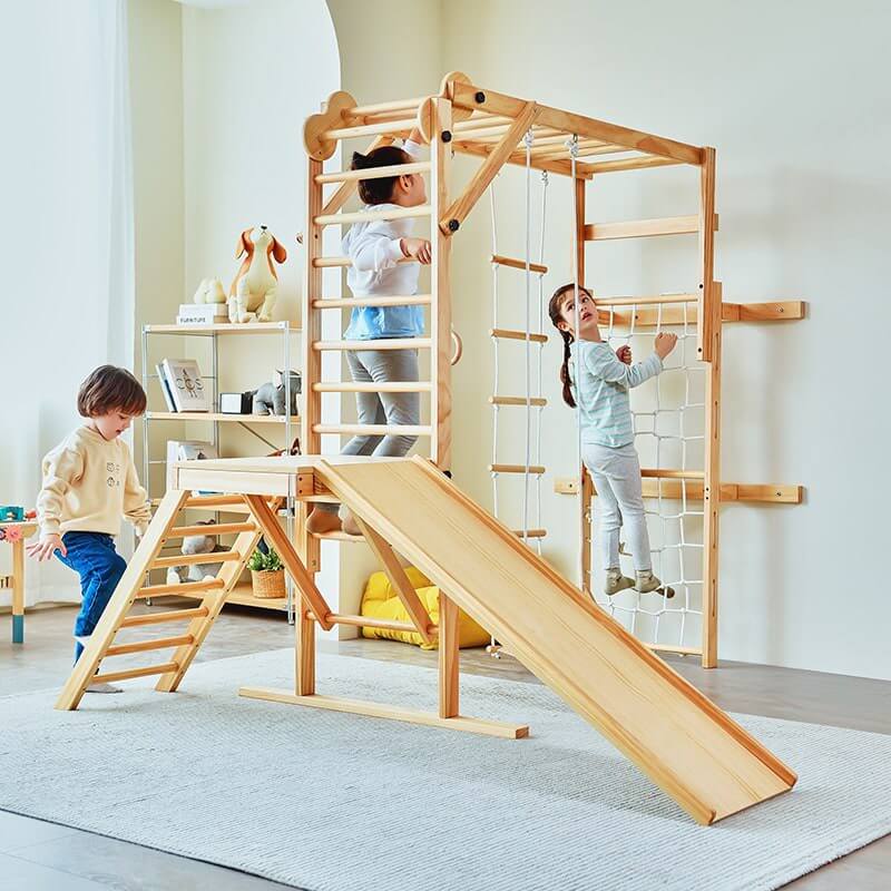 Featured image for the best indoor jungle gym for toddlers guide